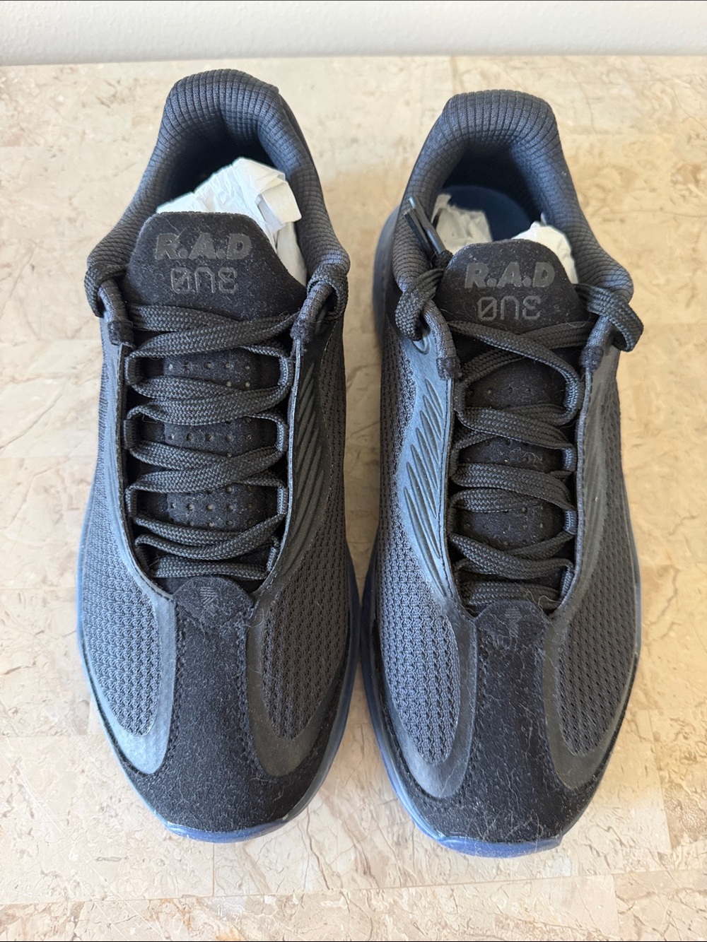 R.A.D One Women's Black Athletic Sneakers - Breathable Support